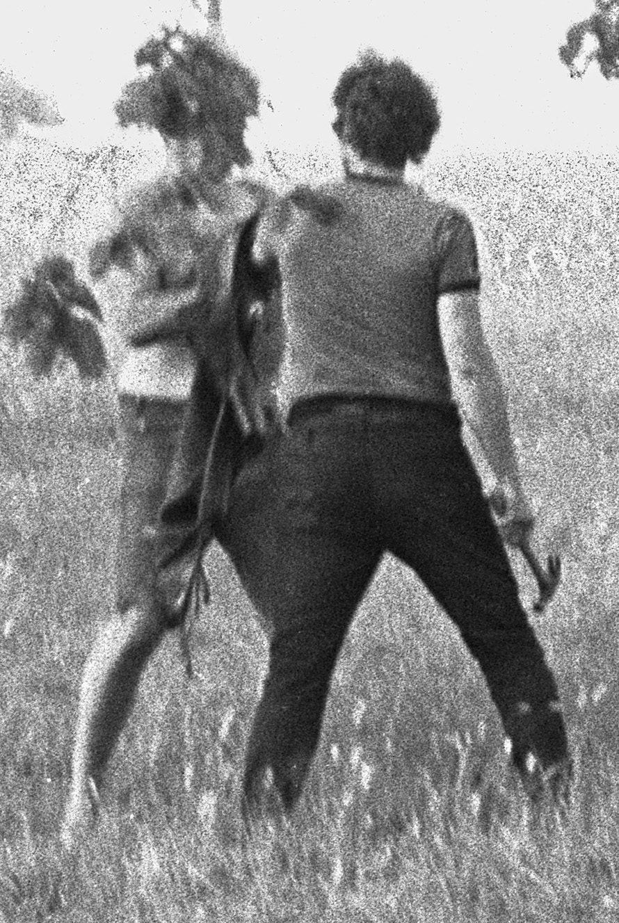 Norman Mailer and Rip Torn on set of Maidstone, Long Island, 1968 ©Daniel Kramer.