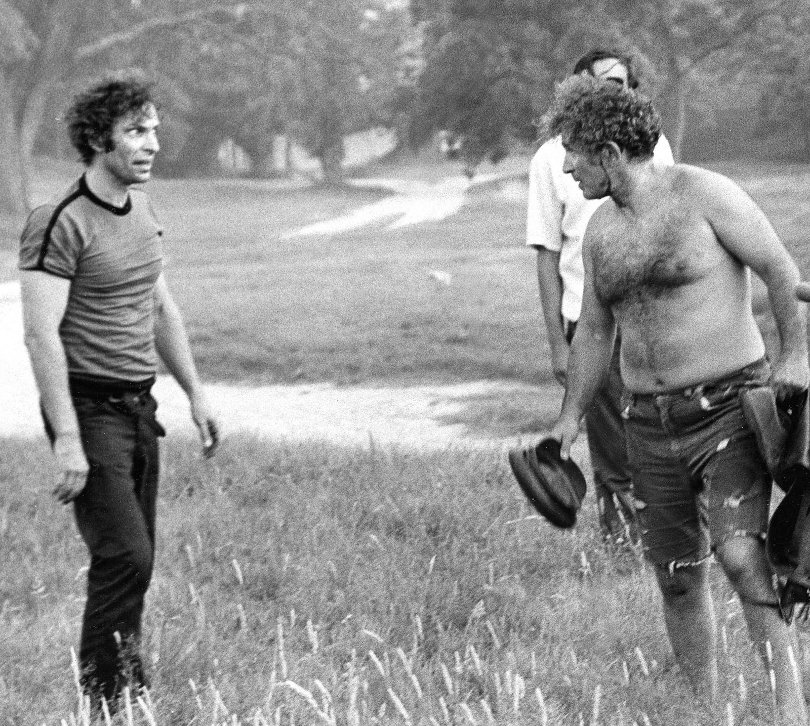 Norman Mailer and Rip Torn, Maidstone, Long Island 1968 ©Daniel Kramer.