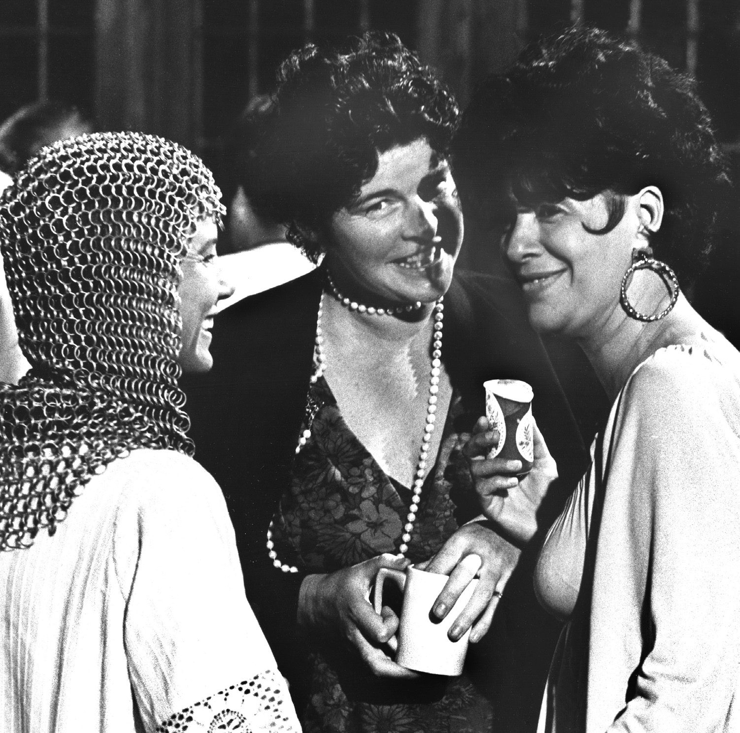 Norman Mailer’s ex-wives Beverly Bentley, Lady Jean Campbell, and Adele Morales on set of Maidstone, Long Island, 1968 ©Daniel Kramer.
