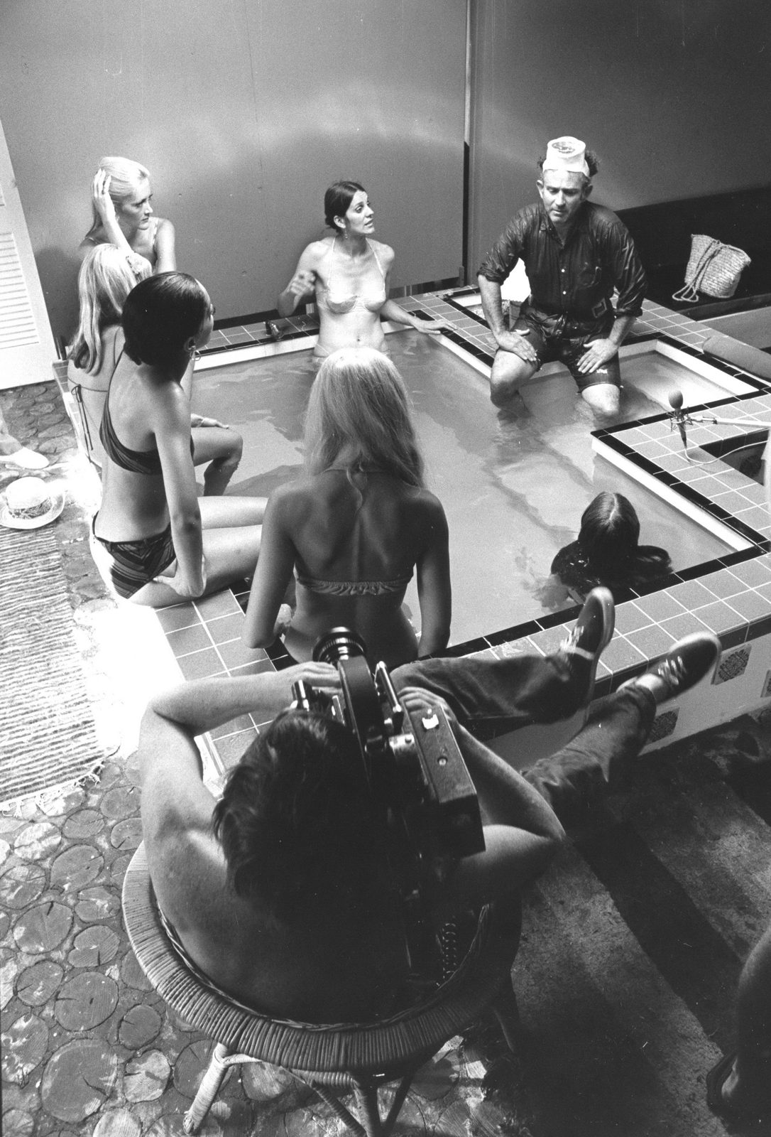 Norman Mailer directing, Maidstone, Long Island 1968 ©Daniel Kramer.