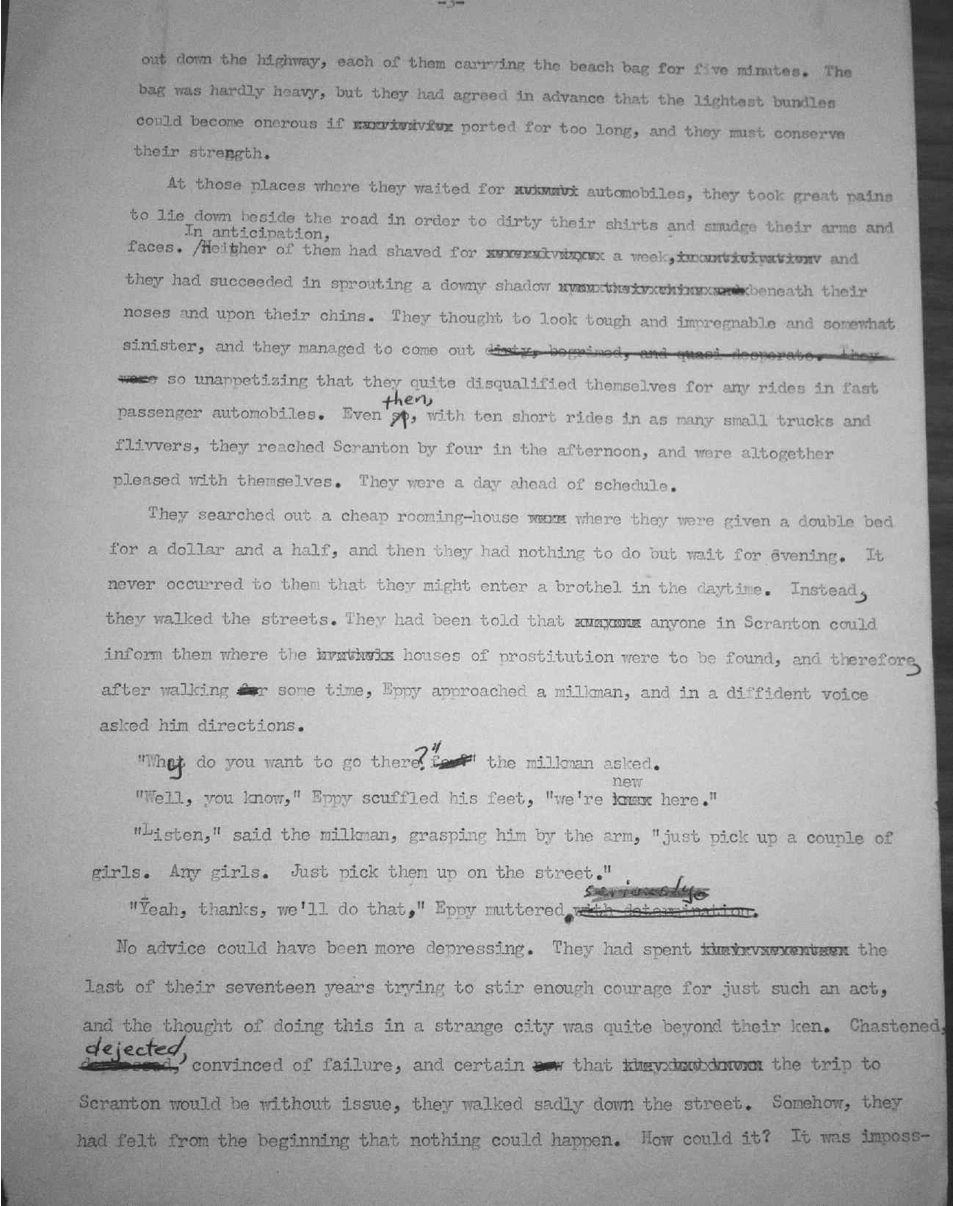 Page 3 of the typescript of “Love-Buds”