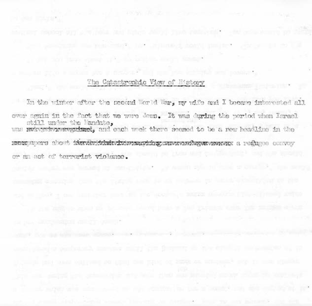 Page 2 of the typescript of “Dr. Bulganoff and the Solitary Teste”