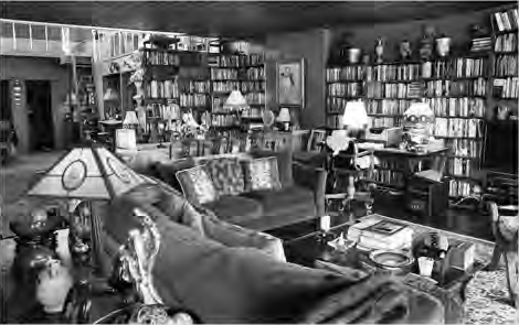 Norman Mailer’s home library, Brooklyn Heights, New York, 2011