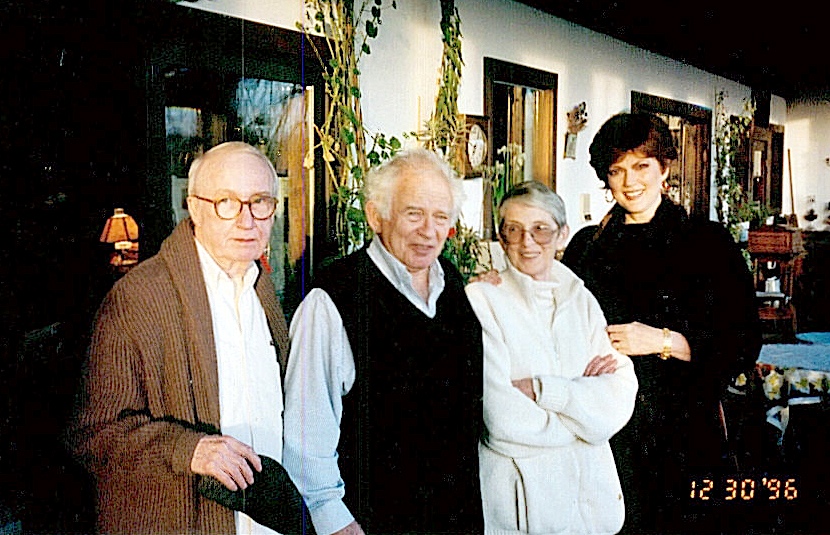Robert F. Lucid, Norman Mailer, Joanne Lucid, and Norris Church Mailer