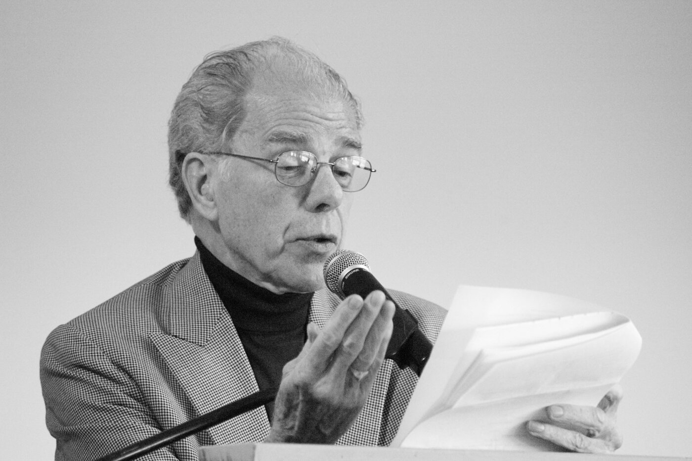 William Kennedy’s Keynote Address at the 2006 Norman Mailer Society Meeting. Photo by Mark James.