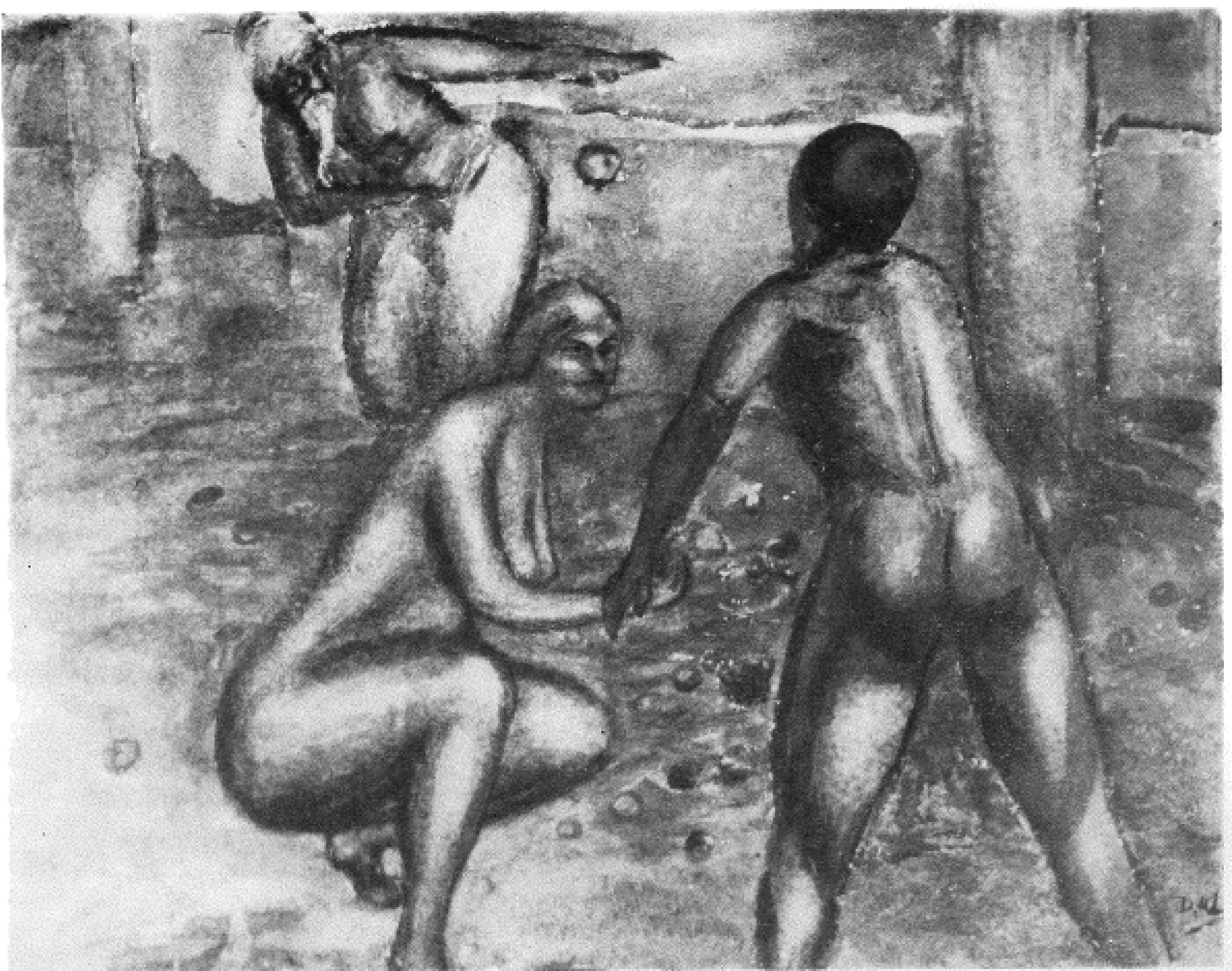 Throwing Back the Apple by D.H. Lawrence. Illustration © 1929, 1964. The Estate of the Mrs. Frieda Lawrence Ravagli. Paintings of D.H. Lawrence first published in 1964 by Cory, Adams, and MacKay Ltd. and the Viking Press. “Throwing Back the Apple” reproduced by permission of Paper Lion Ltd., the Estate of Frieda Lawrence Ravagli.